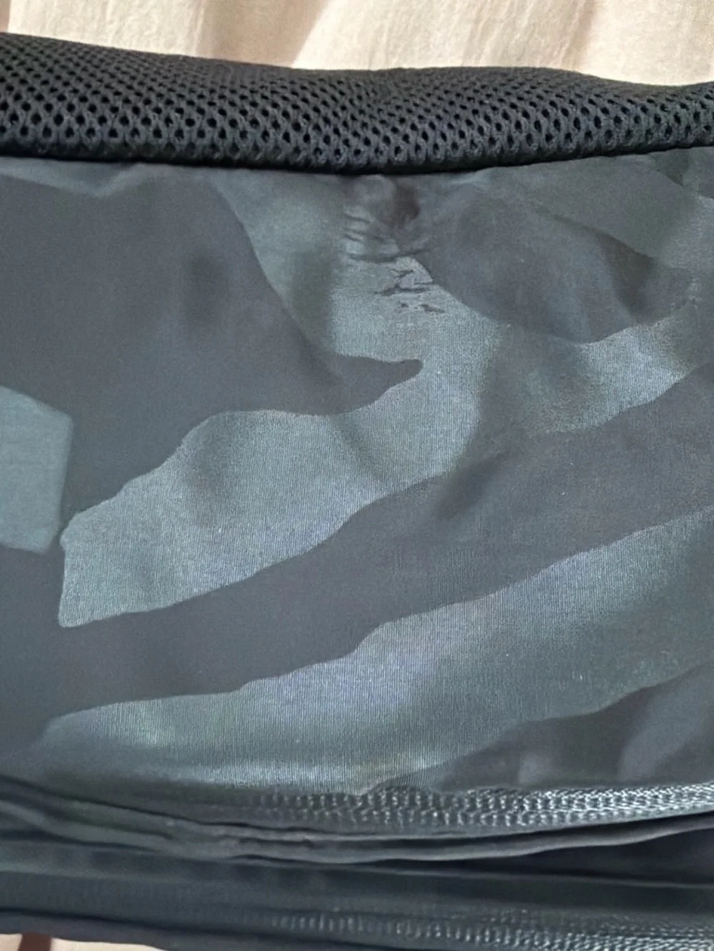 Adidas by Stella McCartney Black Nylon Drawstring Converter Backpack